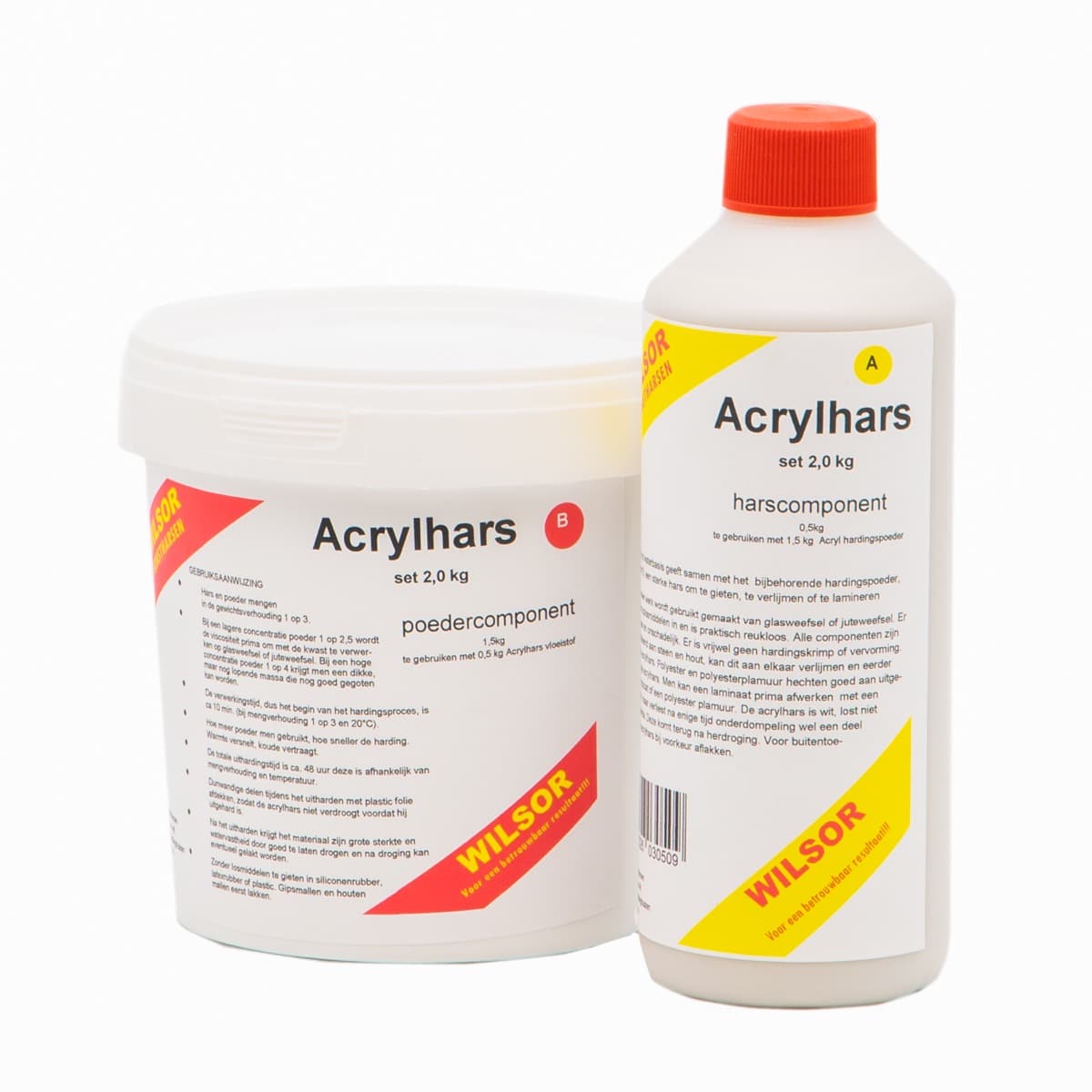 Wilsor Résine acrylique avec durcisseur 2kg